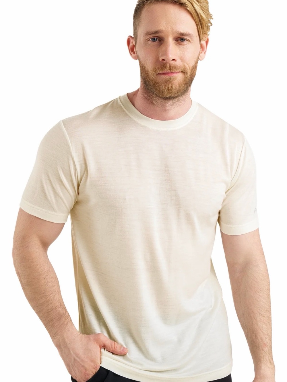 Merino Tech Men's Merino T-shirt 180 Creamy White